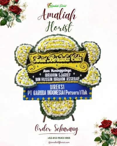 Papan Bunga Duka di Jrebeng Lor